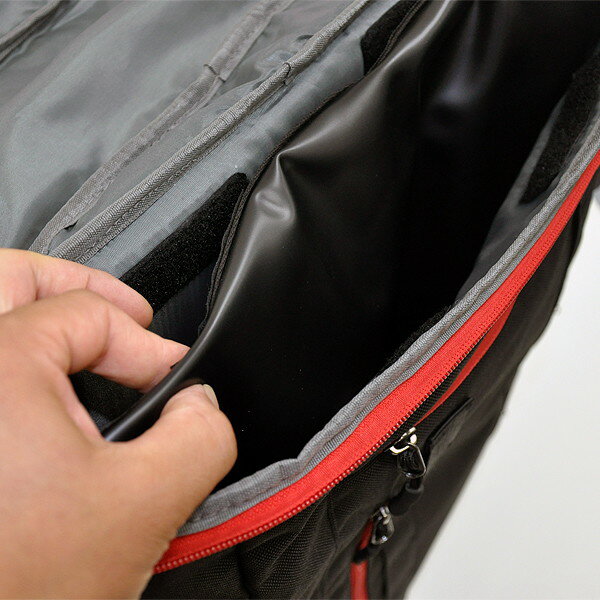 フラッグシップ（FLAGSHIP） FB-856 インナー防水バックパック Black/Red