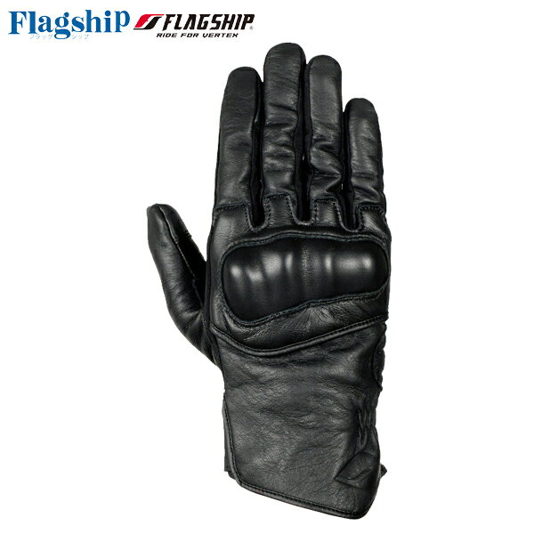 フラッグシップ（FLAGSHIP） FG-A623 アドヒアーレザーグローブ Black