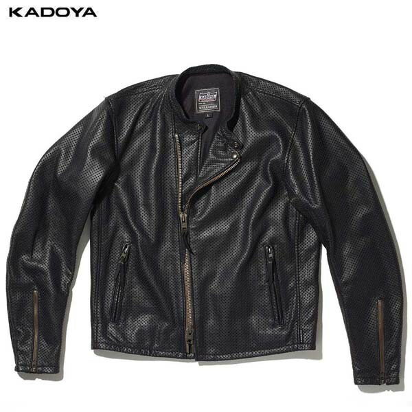 カドヤ(KADOYA) K'S LEATHER（ケーズレザー）バイク用 レザージャケット PL-SW ブラック 1305-0