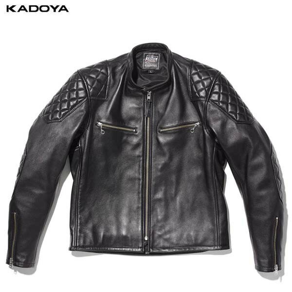 カドヤ(KADOYA) K'S LEATHER（ケーズレザー）バイク用 レザージャケット VALENZ-NEO ブラック 1532-1 3L