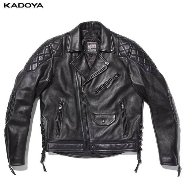 カドヤ(KADOYA) K'S LEATHER（ケーズレザー）バイク用 レザージャケット KW-EVO ブラック 1533-1 3L