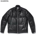 カドヤ(KADOYA) K'S LEATHER（ケーズレザー）バイク用 レザーダウン VOLGIN ブラック 1635-0