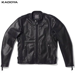 カドヤ(KADOYA) K'S LEATHER（ケーズレザー） バイク ジャケット EURUS-GS ブラック 1651 3-4L