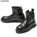 カドヤ(KADOYA) K'S LEATHER（ケーズレザー）バイク用 ブーツ EG BLACK ブラック 4327-1