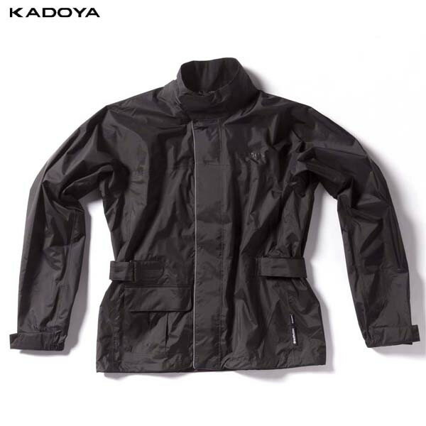 カドヤ(KADOYA) K'S LEATHER（ケーズレザー）バイク用 レインウエア K'S RAIN T-4 ブラック 6006-0
