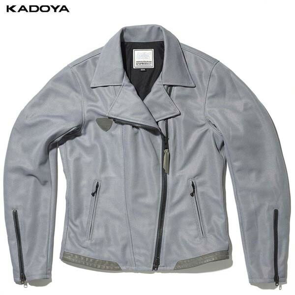 カドヤ(KADOYA) K'S LEATHER (ケーズレザー) バイク用 メッシュジャケット MARKSMAN グレー 6254-0 レディース