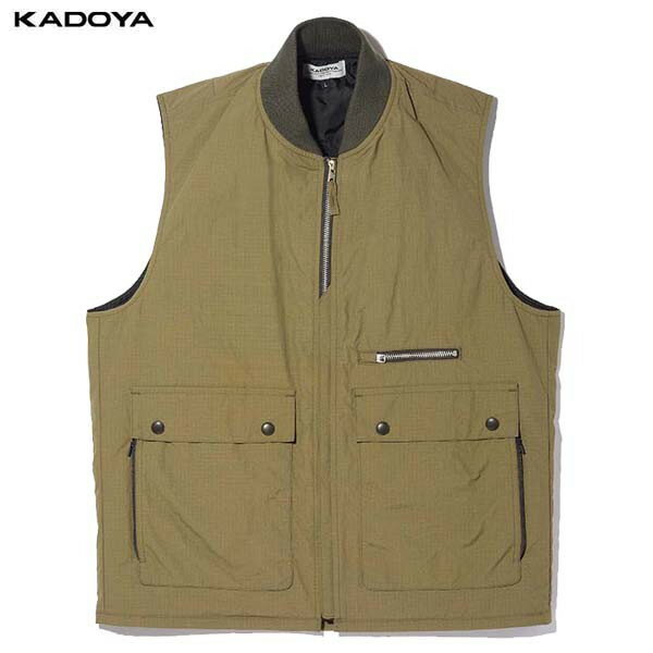 カドヤ(KADOYA) バイク用 ジャケットLAYER VEST カーキ 6271