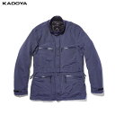 カドヤ(KADOYA) K'S LEATHER（ケーズレザー）バイク用 ジャケット URBAN SEEKER ネイビー 6574-0