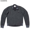 カドヤ(KADOYA) K'S LEATHER（ケーズレザー）バイク用 ジャケット PROTEXJACKET チャコールグレー 6583-0