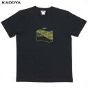 カドヤ(KADOYA) K'S LEATHER (ケーズレザー) バイク Tシャツ CHILL OUT-T ブラック 7877-0
