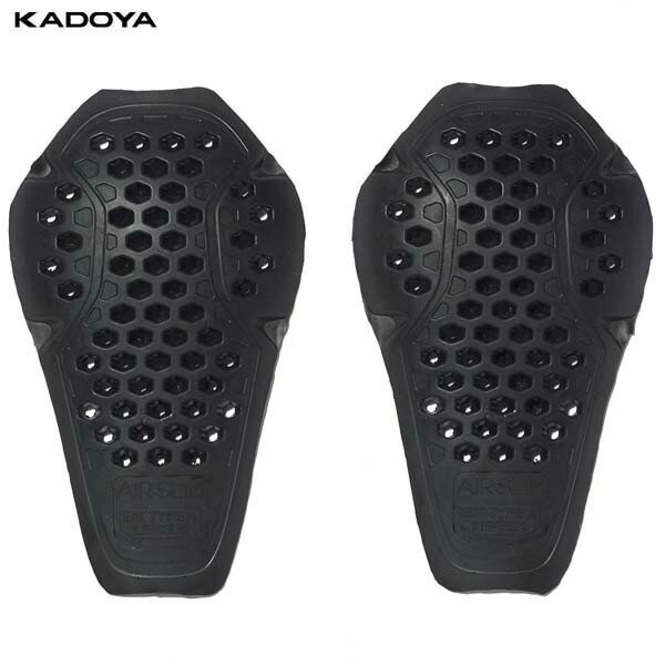 カドヤ(KADOYA) K'S LEATHER (ケーズレザー) 肘プロテクター AIRSLIMPAD エルボー ブラック 8730-0