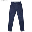 カドヤ(KADOYA) K'S LEATHER (ケーズレザー) バイク用 レディース ウィンターパンツ CORSA WARM RIDE ネイビー 6275