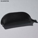 カドヤ(KADOYA) K'S LEATHER (ケーズレザー) ペンケース SADDLE PEN CASE ブラック 8946(2)