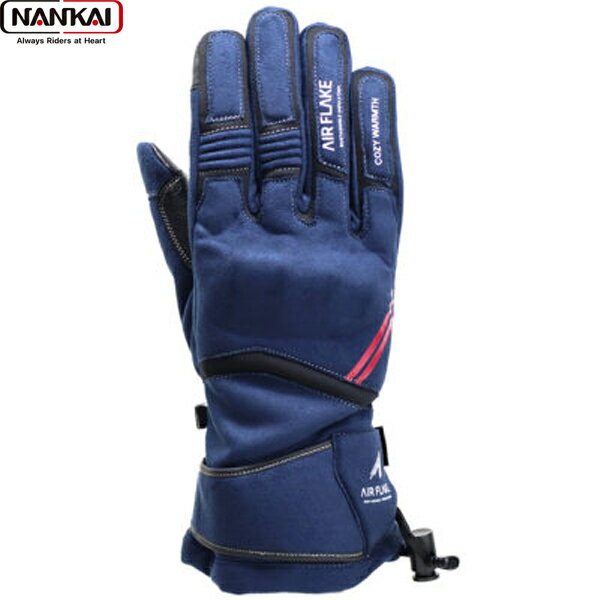 NANKAI(ナンカイ) SDG-3359 エアーフレイクライディンググローブ ネイビー 2024-25秋冬モデル