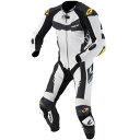 ☆正規品【ALPINESTARS】GP FORCE CHASER LEATHER SUIT 2 PC《3160321　BLACK WHITE (12)》　2ピース　セットアップ　上下セット　レザースーツ　レーシングスーツ　アルパインスターズ イタリア 取り寄せ【バイク用品】