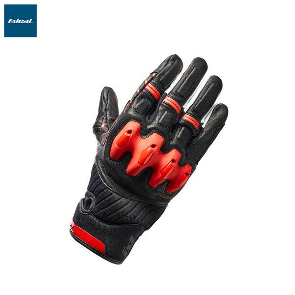 山城謹製（yamashiro） IDEAL ID-019 REPTILES（レプタイル）ライディング 3シーズン グローブ RED 数量限定特価