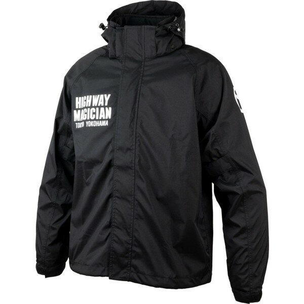 イエローコーン YBR-904 3レイヤー ストレッチ レインスーツ（上下セット） ブラック