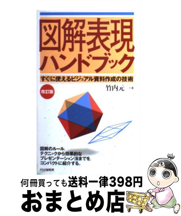 著者：竹内 元一出版社：PHP研究所サイズ：単行本ISBN-10：4569626734ISBN-13：9784569626734■こちらの商品もオススメです ● 図で考える人の図解表現の技術 思考力と発想力を鍛える20講 / 久恒 啓一 / 日経BPマーケティング(日本経済新聞出版 [単行本] ● 基本のメイクとスキンケアバイブル メイク事典 / 主婦の友社 / 主婦の友社 [単行本（ソフトカバー）] ● ひと目で伝わる！図解表現のテクニック / 飯田 英明 / PHP研究所 [新書] ● 基本のメイク 美人はこの一冊で始まる / 山本 浩未 / KADOKAWA/角川マガジンズ [ムック] ■通常24時間以内に出荷可能です。※繁忙期やセール等、ご注文数が多い日につきましては　発送まで72時間かかる場合があります。あらかじめご了承ください。■宅配便(送料398円)にて出荷致します。合計3980円以上は送料無料。■ただいま、オリジナルカレンダーをプレゼントしております。■送料無料の「もったいない本舗本店」もご利用ください。メール便送料無料です。■お急ぎの方は「もったいない本舗　お急ぎ便店」をご利用ください。最短翌日配送、手数料298円から■中古品ではございますが、良好なコンディションです。決済はクレジットカード等、各種決済方法がご利用可能です。■万が一品質に不備が有った場合は、返金対応。■クリーニング済み。■商品画像に「帯」が付いているものがありますが、中古品のため、実際の商品には付いていない場合がございます。■商品状態の表記につきまして・非常に良い：　　使用されてはいますが、　　非常にきれいな状態です。　　書き込みや線引きはありません。・良い：　　比較的綺麗な状態の商品です。　　ページやカバーに欠品はありません。　　文章を読むのに支障はありません。・可：　　文章が問題なく読める状態の商品です。　　マーカーやペンで書込があることがあります。　　商品の痛みがある場合があります。