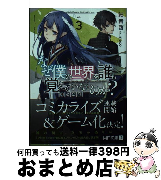 【中古】 なぜ僕の世界を誰も覚えていないのか？ 3 / 細音 啓, neco / KADOKAWA [文庫]【宅配便出荷】