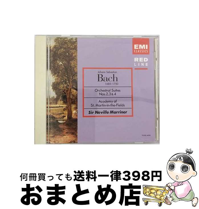 EANコード：4988006728691■通常24時間以内に出荷可能です。※繁忙期やセール等、ご注文数が多い日につきましては　発送まで72時間かかる場合があります。あらかじめご了承ください。■宅配便(送料398円)にて出荷致します。合計3980円以上は送料無料。■ただいま、オリジナルカレンダーをプレゼントしております。■送料無料の「もったいない本舗本店」もご利用ください。メール便送料無料です。■お急ぎの方は「もったいない本舗　お急ぎ便店」をご利用ください。最短翌日配送、手数料298円から■「非常に良い」コンディションの商品につきましては、新品ケースに交換済みです。■中古品ではございますが、良好なコンディションです。決済はクレジットカード等、各種決済方法がご利用可能です。■万が一品質に不備が有った場合は、返金対応。■クリーニング済み。■商品状態の表記につきまして・非常に良い：　　非常に良い状態です。再生には問題がありません。・良い：　　使用されてはいますが、再生に問題はありません。・可：　　再生には問題ありませんが、ケース、ジャケット、　　歌詞カードなどに痛みがあります。アーティスト：アカデミー室内管弦楽団枚数：1枚組み限定盤：通常曲数：17曲曲名：DISK1 1.管弦楽組曲第2番ロ短調BWV.1067 - 1.序曲2.管弦楽組曲第2番ロ短調BWV.1067 - 2.ロンドー3.管弦楽組曲第2番ロ短調BWV.1067 - 3.サラバンド4.管弦楽組曲第2番ロ短調BWV.1067 - 4.ブーレ 1＆25.管弦楽組曲第2番ロ短調BWV.1067 - 5.ポロネーズとドゥブル6.管弦楽組曲第2番ロ短調BWV.1067 - 6.メヌエット7.管弦楽組曲第2番ロ短調BWV.1067 - 7.バディネリ8.管弦楽組曲第3番ニ長調BWV.1068 - 1.序曲9.管弦楽組曲第3番ニ長調BWV.1068 - 2.アリア10.管弦楽組曲第3番ニ長調BWV.1068 - 3.ガヴォット 1＆211.管弦楽組曲第3番ニ長調BWV.1068 - 4.ブーレ12.管弦楽組曲第3番ニ長調BWV.1068 - 5.ジーグ13.管弦楽組曲第4番ニ長調BWV.1069 - 1.序曲14.管弦楽組曲第4番ニ長調BWV.1069 - 2.ブーレ 1＆215.管弦楽組曲第4番ニ長調BWV.1069 - 3.ガヴォット16.管弦楽組曲第4番ニ長調BWV.1069 - 4.メヌエット 1＆217.管弦楽組曲第4番ニ長調BWV.1069 - 5.レジュイサンス（歓び）型番：TOCE-4016発売年月日：1997年05月21日