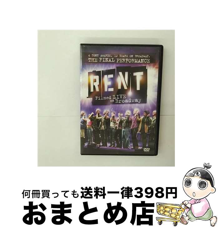 【中古】 Rent: Filmed Live on Broadway (DVD) (Import) / Sony Pictures Home Entertainment [DVD]【..