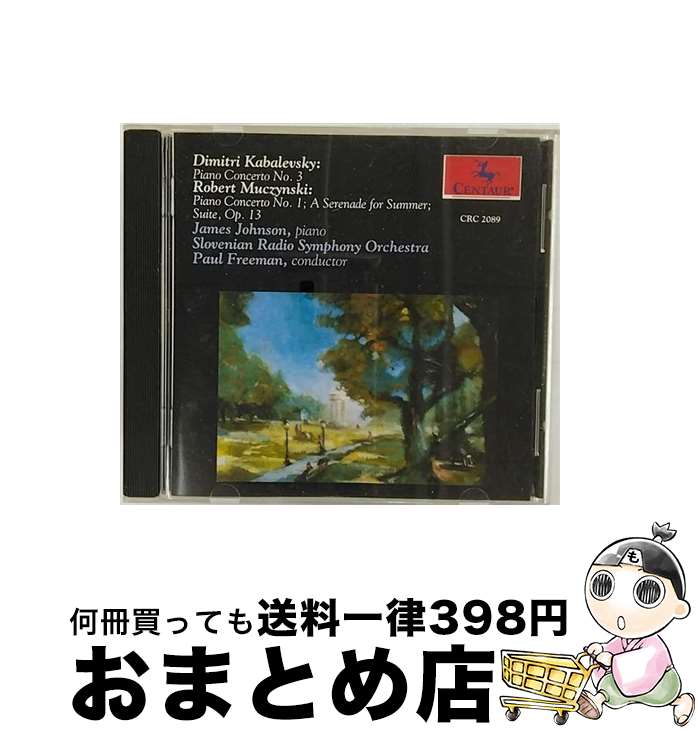 【中古】 Piano Concerto No． 3 No． 1 a Kabalevsky ,Muczynski / James Johnson, Slovenian Radio Symphony Orchestra / Centaur CD 【宅配便出荷】