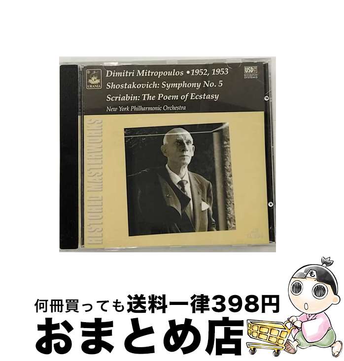 yÁz Shostakovich / Scriabin / Sym.5 / .4: Mitropoulos / Nyp 1952.12, 1953.3 / New York Philharmonic Orchestr / Urania [CD]yz֏oׁz