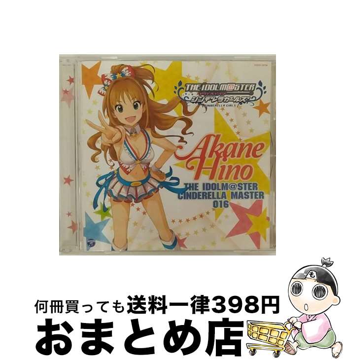 【中古】 THE　IDOLM＠STER　CINDERELLA　MASTER　016　日野茜/CDシングル（12cm）/COCC-16734 / 日野茜(CV:赤崎千夏) / 日本コロムビア [CD]【宅配便出荷】