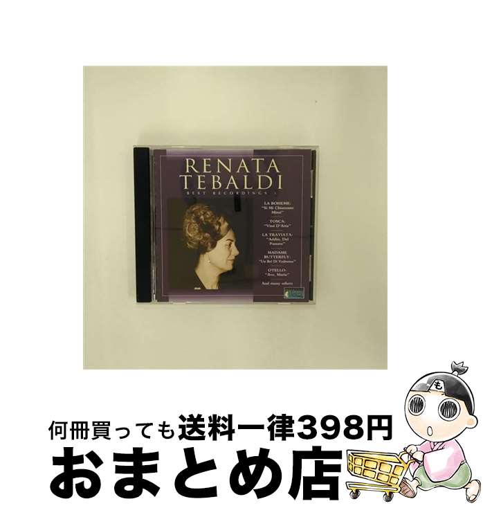 【中古】 Renata Tebaldi Best Recordings.1 / 