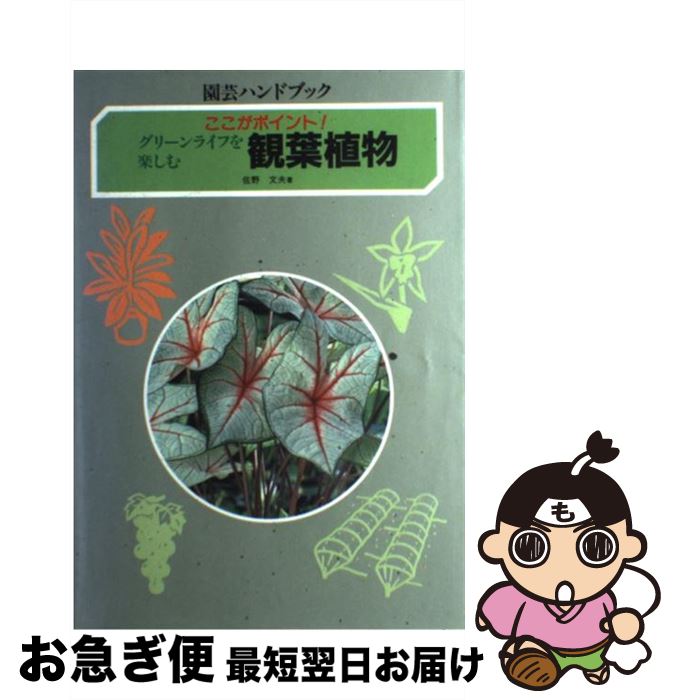 【中古】 観葉植物 ここがポイント！　グリーンライフを楽しむ / 佐野文夫 / 学研プラス [単行本]【ネコポス発送】