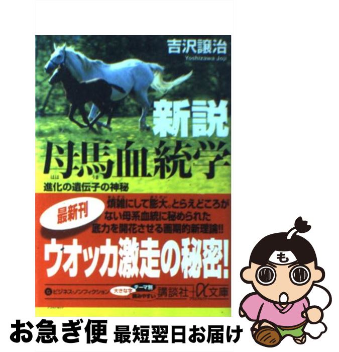 【中古】 新説母馬血統学 進化の遺伝子の神秘 / 吉沢 譲治 / 講談社 [文庫]【ネコポス発送】