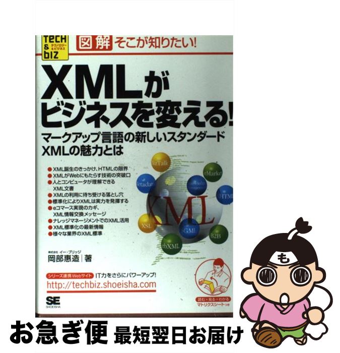 【中古】 XMLがビジネスを変える！ マークアップ言語の新しいスタンダードXMLの魅力と / 岡部 惠造 / 翔泳社 [単行本]【ネコポス発送】