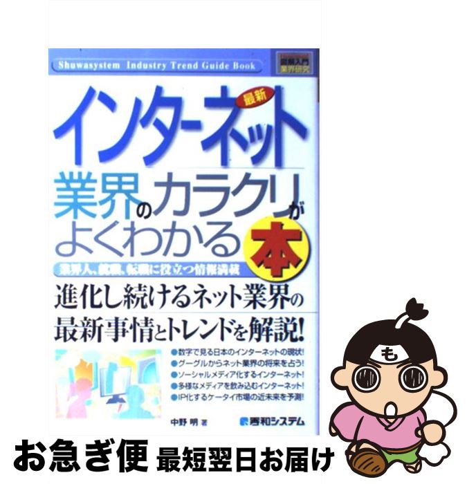 【中古】 最新インターネット業界のカラクリがよくわかる本 業界人、就職、転職に役立つ情報満載 / 中..