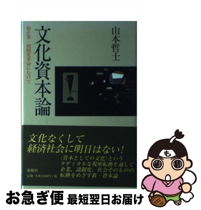 【中古】 文化資本論 超企業・超制度革命にむけて / 山本 哲士 / 新曜社 [単行本]【ネコポス発送】