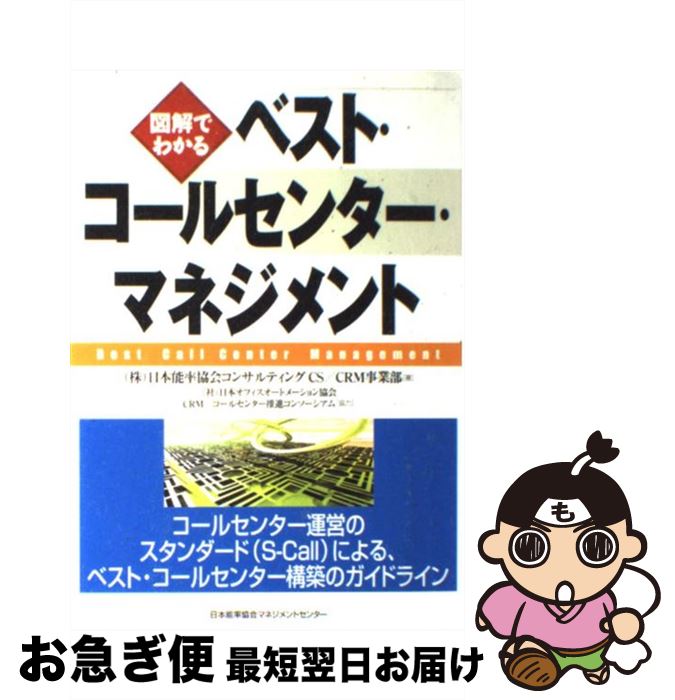 著者：日本能率協会コンサルティングCS/CRM出版社：日本能率協会マネジメントセンターサイズ：単行本ISBN-10：482074223XISBN-13：9784820742234■こちらの商品もオススメです ● 心をリセットしたいときに読む本 / 斎藤 茂太 / ぶんか社 [文庫] ● D．カーネギーの会話力 / D・カーネギー協会, 片山陽子 / 創元社 [単行本] ● あなたが創る顧客満足 / 佐藤 知恭 / 日経BPマーケティング(日本経済新聞出版 [文庫] ● 顧客ロイヤルティの経営 CSを超えるサービス・マネジメント / 佐藤 知恭 / 日経BPマーケティング(日本経済新聞出版 [単行本] ● できる女性のビジネスマナー オフィスで輝くハッピーマナー講座 / 西出博子 / ナツメ社 [単行本（ソフトカバー）] ● 『コールセンター』のすべて 顧客リレーションシップへの挑戦 / 菱沼 千明 / リックテレコム [単行本] ● 続『コールセンター』のすべて / 菱沼 千明 / リックテレコム [単行本] ● 図解でわかるコールセンター／ヘルプデスク / 日本能率協会コンサルティングCS/CRM / 日本能率協会マネジメントセンター [単行本] ● 顧客満足を超えるone　to　one　CRM戦略 / 野村 隆宏 / 日刊工業新聞社 [単行本] ● 『コールセンター』のすべて 導入から運用まで 新版 / 菱沼 千明 / リックテレコム [単行本] ● ビジネス会計検定試験公式過去問題集2級 / 大阪商工会議所 / 中央経済グループパブリッシング [単行本] ● 人生が大きく変わるアドラー心理学入門 / 岩井 俊憲 / かんき出版 [単行本（ソフトカバー）] ■通常24時間以内に出荷可能です。■ネコポスで送料は1～3点で298円、4点で328円。5点以上で600円からとなります。※2,500円以上の購入で送料無料。※多数ご購入頂いた場合は、宅配便での発送になる場合があります。■ただいま、オリジナルカレンダーをプレゼントしております。■送料無料の「もったいない本舗本店」もご利用ください。メール便送料無料です。■まとめ買いの方は「もったいない本舗　おまとめ店」がお買い得です。■中古品ではございますが、良好なコンディションです。決済はクレジットカード等、各種決済方法がご利用可能です。■万が一品質に不備が有った場合は、返金対応。■クリーニング済み。■商品画像に「帯」が付いているものがありますが、中古品のため、実際の商品には付いていない場合がございます。■商品状態の表記につきまして・非常に良い：　　使用されてはいますが、　　非常にきれいな状態です。　　書き込みや線引きはありません。・良い：　　比較的綺麗な状態の商品です。　　ページやカバーに欠品はありません。　　文章を読むのに支障はありません。・可：　　文章が問題なく読める状態の商品です。　　マーカーやペンで書込があることがあります。　　商品の痛みがある場合があります。