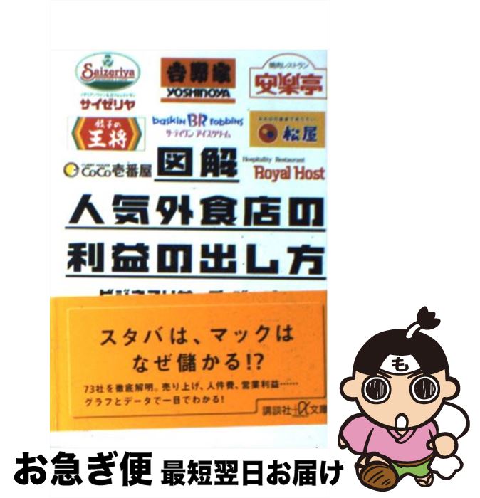  図解人気外食店の利益の出し方 / ビジネスリサーチ・ジャパン / 講談社 