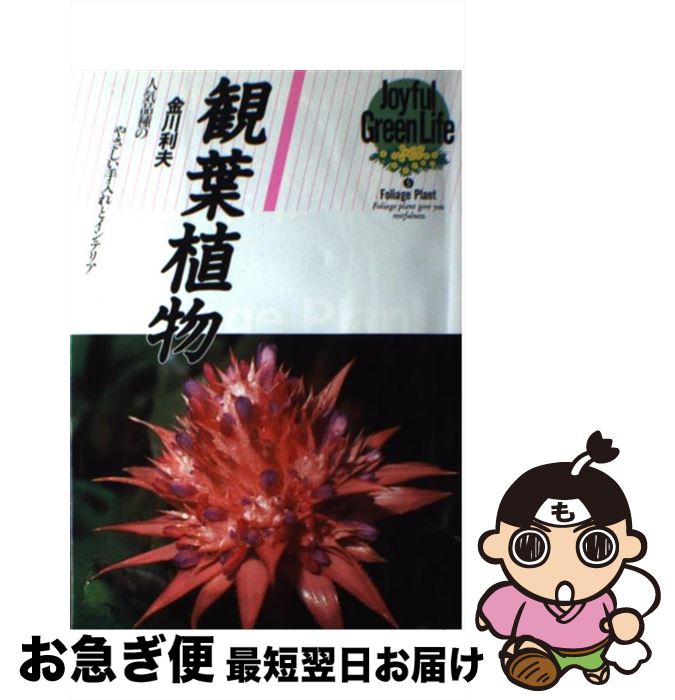 【中古】 観葉植物 人気品種のやさしい手入れとインテリア / 金川利夫 / 永岡書店 [単行本]【ネコポス..