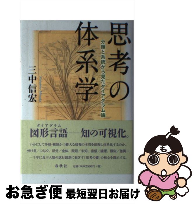 【中古】 思考の体系学 分類と系統から見たダイアグラム論 / 三中 信宏 / 春秋社 [単行本]【ネコポス発送】