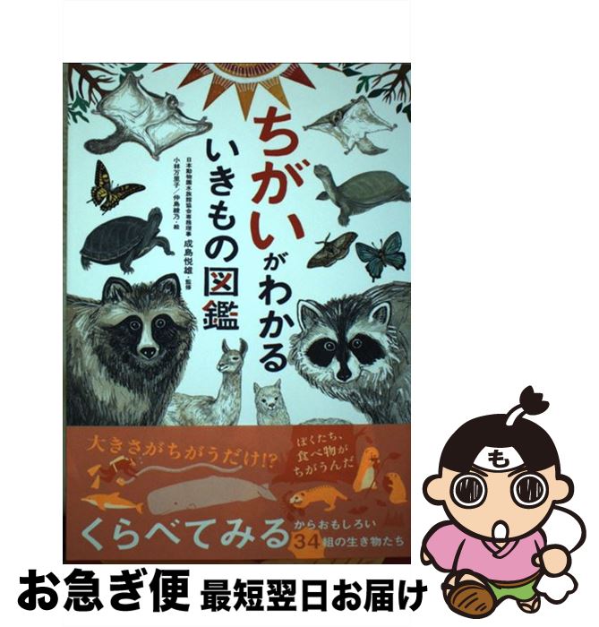 【中古】 ちがいがわかるいきもの図鑑 / 成島悦雄, 小林万里子, 仲島綾乃 / 高橋書店 [単行本（ソフトカバー）]【ネコポス発送】