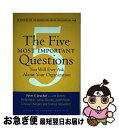 【中古】 The Five Most Important Questions You Will Ever Ask about Your Organization...