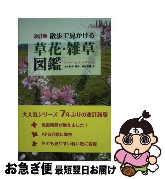 【中古】 散歩で見かける草花・雑草図鑑 改訂版 / 高橋冬 / 創英社/三省堂書店 [単行本（ソフトカバー）]【ネコポス発送】