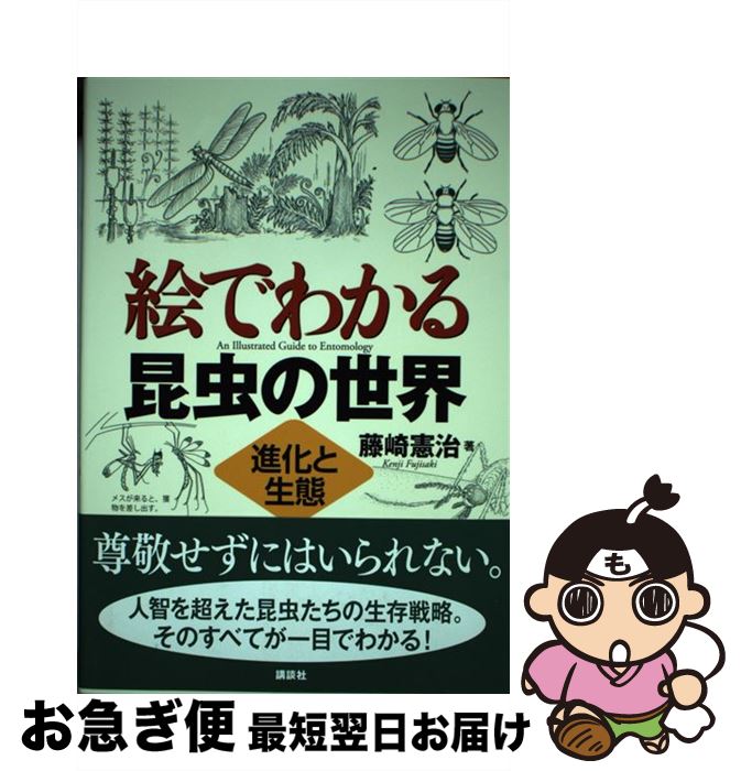 【中古】 絵でわかる昆虫の世界 進化と生態 / 藤崎 憲治 / 講談社 [単行本]【ネコポス発送】