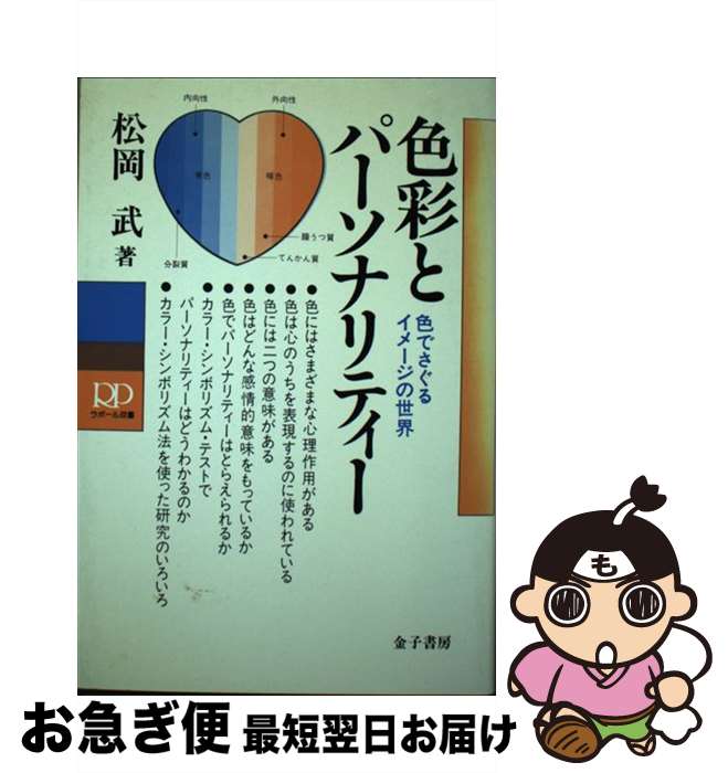 【中古】 色彩とパーソナリティー 色でさぐるイメージの世界 / 松岡 武 / 金子書房 [単行本]【ネコポス発送】