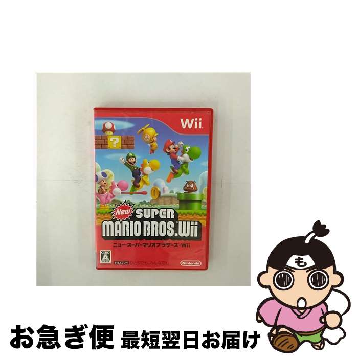 【中古】 New スーパーマリオブラザーズ Wii/Wii/RVL-P-SMNJ/A 全年齢対象 / 任天堂【ネコポス発送】