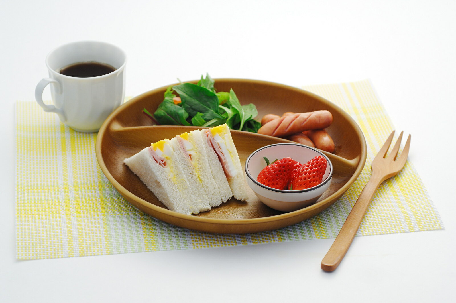 レンジで使える 木目調 ワンプレート ライトブラウン 1枚組 仕切り皿 仕切皿 取皿 盛皿 ランチプレート プレート 仕切りプレート ワンプレート ワンディッシュ ダイエット オードブル皿 アウトドア キャンプ 電子レンジ対応 食洗機対応 日本製 おしゃれ カフェ風