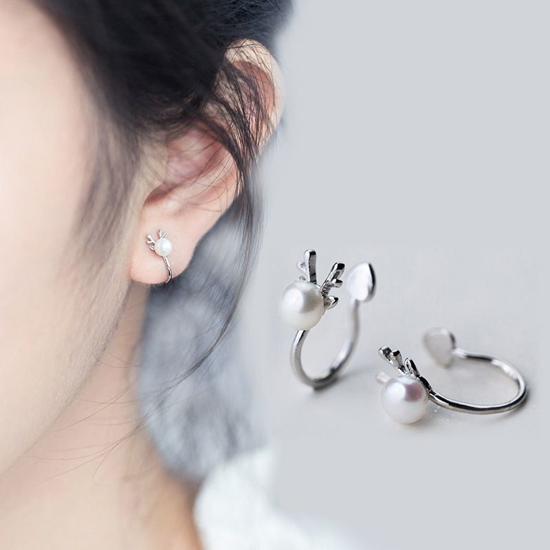 送料無料 イヤーカフ イヤークリップ レディース ファッション小物 アクセサリー イミテーションパール 上品 かわいい シンプル 大人女子 通勤 華奢 ピアスみ...