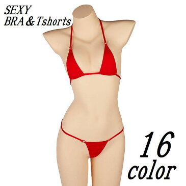 送料無料 三角ブラジャー Tバックショーツ 上下2点セット 紐 セクシーランジェリー シースルー 透け感 ブラジャー 三角ブラ SEXY