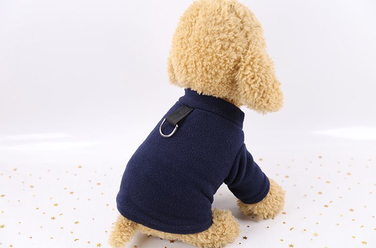 送料無料 ペット用 犬の服 フリース 洋服 Dカンつき 無地 カジュアルデザイン ペットウェア 超小型犬 小型犬 中型犬 大型犬 猫 ワンちゃん ネコちゃん シンプルデザイン