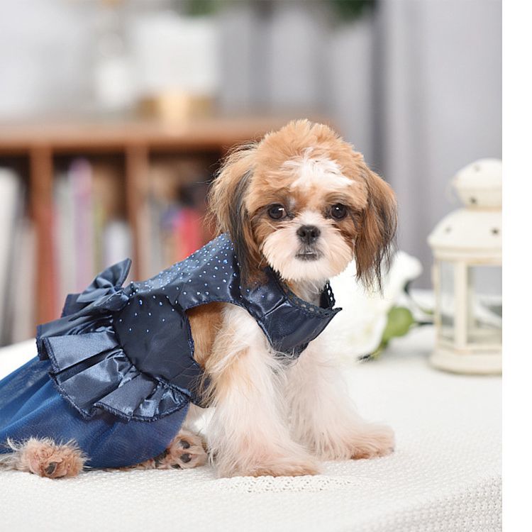 送料無料 ペット用 服 犬 愛犬 女の子 ペット ペット用品 ドックウェア ドレス ワンピース リボン お花 スカート コスプレ 衣装 カラフル 可愛い かわいい XS-XL