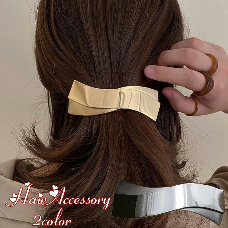 送料無料 バレッタ ヘアクリップ ヘアアクセサリー レディース 髪留め...
